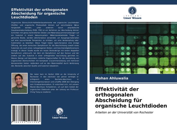 Produktbild: Effektivit&auml;t der orthogonalen Abscheidung f&uuml;r organische Leuchtdioden