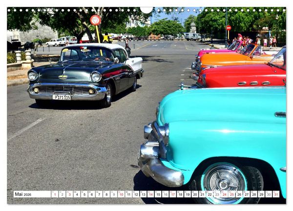 Produktbild: Golden Rocket 88 - Oldsmobile 1957 in Kuba (Wandkalender 2026 DIN A3 quer), CALVENDO Monatskalender
