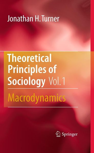 Produktbild: Theoretical Principles of Sociology, Volume 1