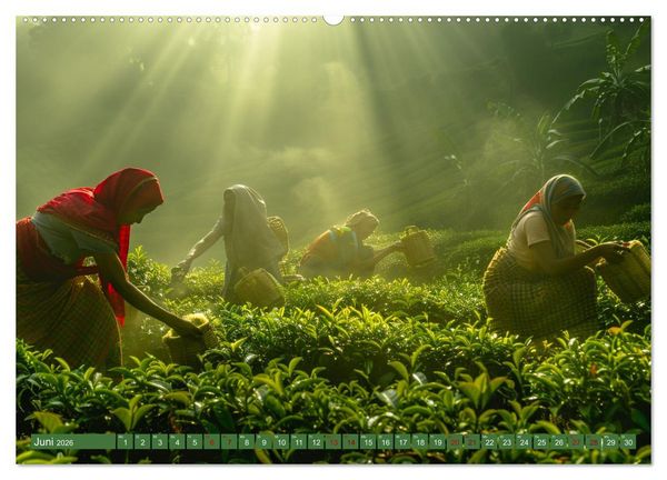 Produktbild: Teezeit Tr&auml;ume (Wandkalender 2026 DIN A2 quer), CALVENDO Monatskalender
