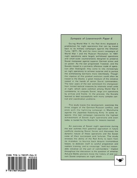 Produktbild: Soviet Night Operations in World War II