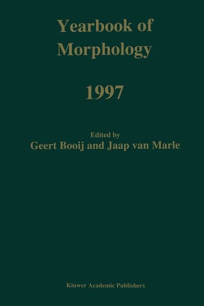 Produktbild: Yearbook of Morphology 1997