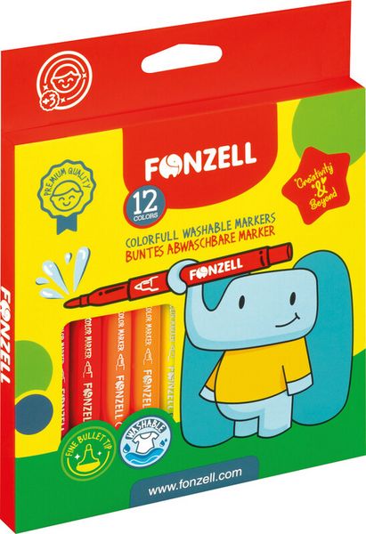 Produktbild: Marker auswaschbar kids 12er