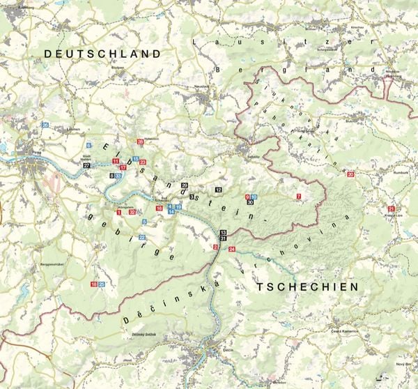 Produktbild: Panoramawege Elbsandsteingebirge