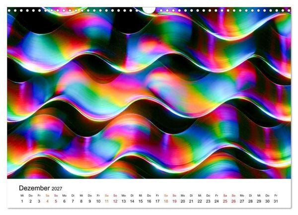 Produktbild: Spektrale Formwelten (Wandkalender 2027 DIN A3 quer), CALVENDO Monatskalender
