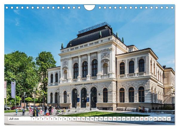 Produktbild: Ein Wochenende in Ljubljana (Wandkalender 2026 DIN A4 quer), CALVENDO Monatskalender