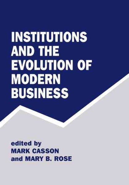 Produktbild: Institutions and the Evolution of Modern Business
