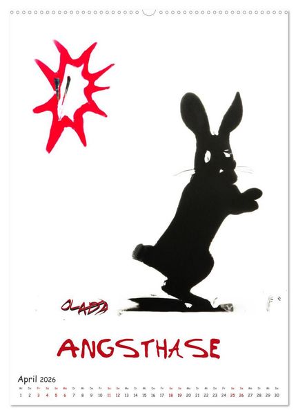 Produktbild: Graffiti Charaktere (Wandkalender 2026 DIN A2 hoch), CALVENDO Monatskalender