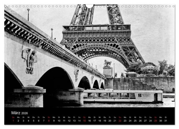 Produktbild: Streifzug durch Paris (Wandkalender 2026 DIN A3 quer), CALVENDO Monatskalender