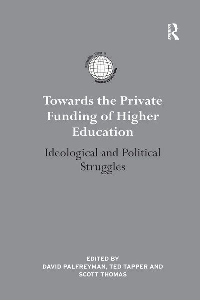 Produktbild: Towards the Private Funding of Higher Education