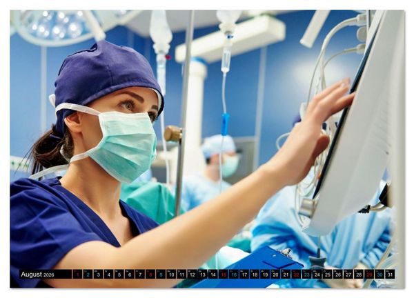 Produktbild: Im Dienst der Gesundheit - Krankenpflege (Wandkalender 2026 DIN A3 quer), CALVENDO Monatskalender
