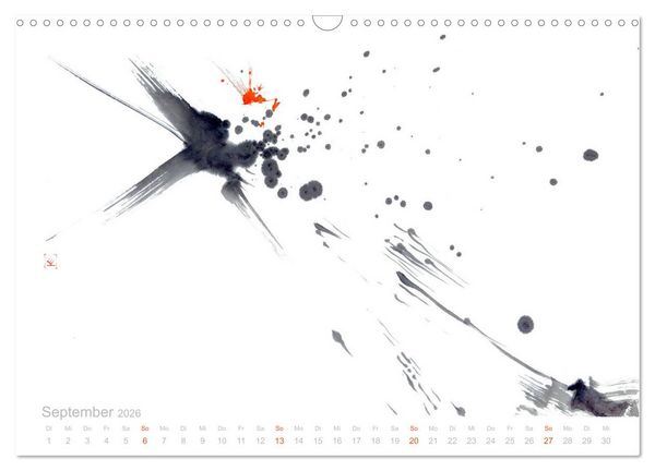 Produktbild: Simply Black and White/ Einfach Schwarz und Weiss - Kunst (Wandkalender 2026 DIN A3 quer), CALVENDO Monatskalender