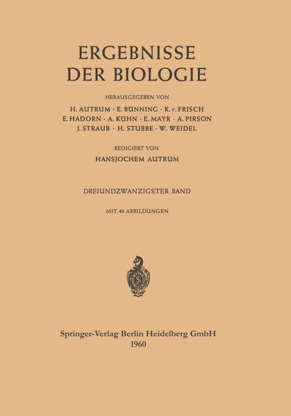 Produktbild: Ergebnisse der Biologie