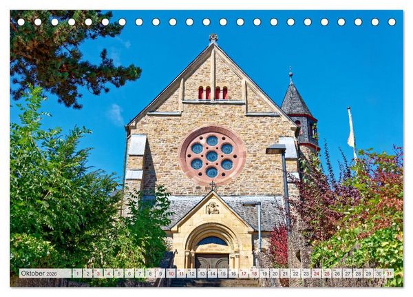 Produktbild: Hennef - Stadt der 100 D&ouml;rfer (Tischkalender 2026 DIN A5 quer), CALVENDO Monatskalender