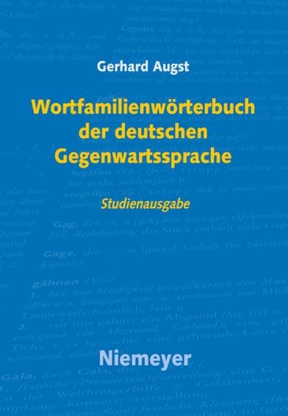 Produktbild: Wortfamilienw&ouml;rterbuch der deutschen Gegenwartssprache