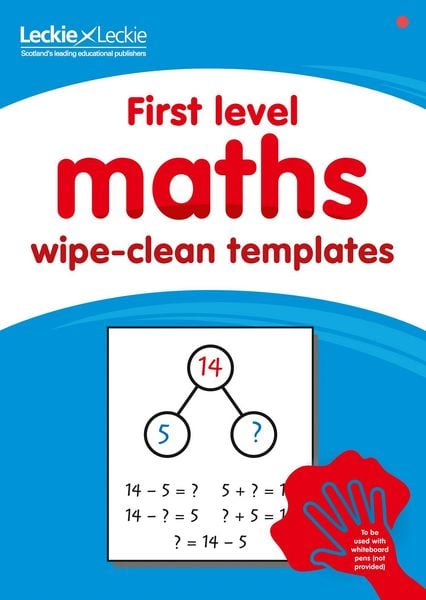Produktbild: First Level Wipe-Clean Maths Templates for CfE Primary Maths