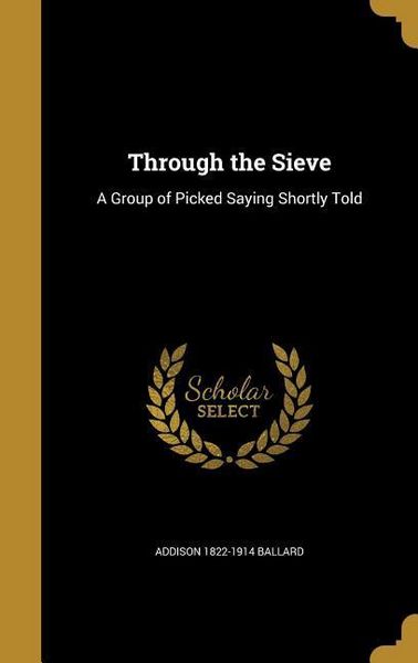 Produktbild: Through the Sieve