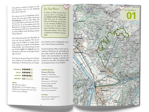 Produktbild: K&uuml;mmerly+Frey Raus und E-Bike & Hike Graub&uuml;nden &ndash; Mountainbike- & Wanderf&uuml;hrer