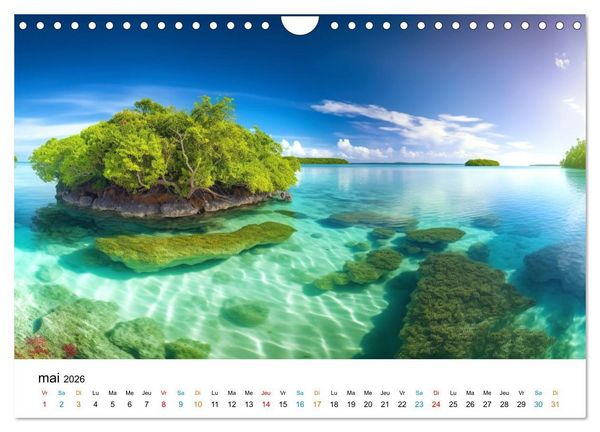 Produktbild: Paysages r&ecirc;v&eacute;s (Calendrier mural 2026 DIN A4 vertical), CALVENDO calendrier mensuel