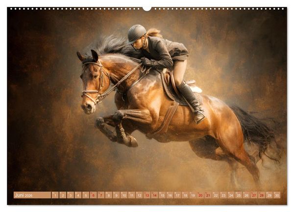 Produktbild: Wild im Herz, weich in der Hand (hochwertiger Premium Wandkalender 2026 DIN A2 quer), Kunstdruck in Hochglanz