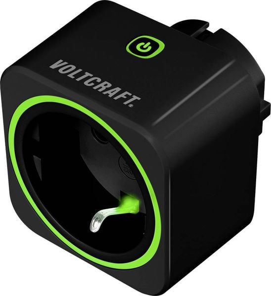 VOLTCRAFT SEM6000 BLACK Energiekosten-Messgerät Bluetooth®-Schnittstelle, Datenexport, Datenloggerfunktion, TRMS, Stromt