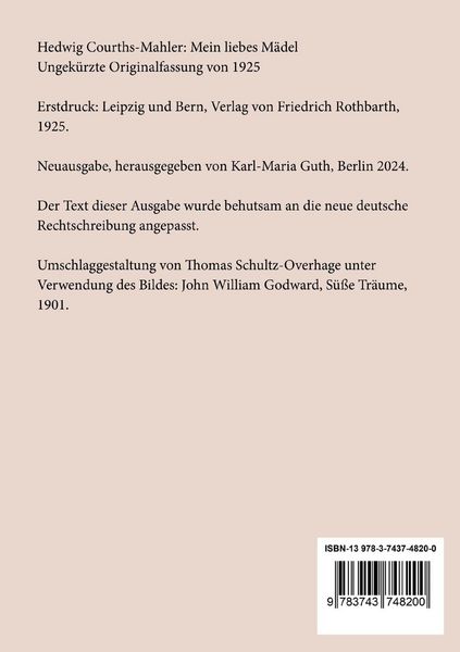 Produktbild: Mein liebes M&auml;del