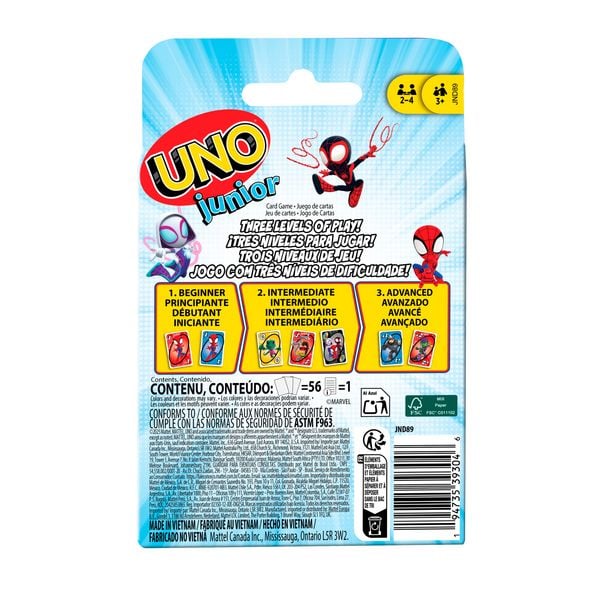 Produktbild: UNO Junior Spidey & Friends