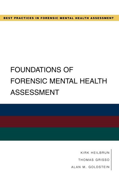 Produktbild: Foundations of Forensic Mental Health Assessment