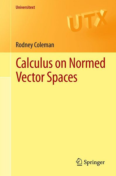 Produktbild: Calculus on Normed Vector Spaces