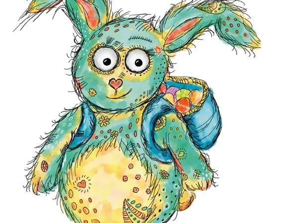 Produktbild: CALVENDO Puzzle Osterhase 1000 Teile Puzzle quer | 1000 Teile Lege-Gr&ouml;&szlig;e 64 &times; 48 cm Foto-Puzzle f&uuml;r gl&uuml;ckliche Stunden
