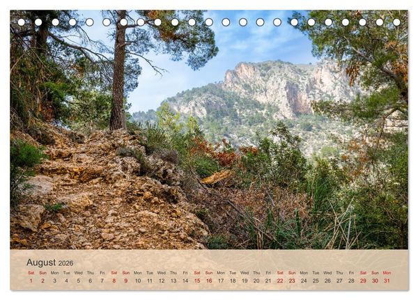 Produktbild: Mallorca - Pearl of the Mediterranean Sea (Desk Calendar 2026 DIN A5 landscape), CALVENDO 12 Month DeskCalendar