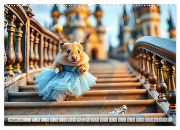 Produktbild: Es war einmal ein Hamster... M&auml;rchenhafte Abenteuer auf vier Pf&ouml;tchen (Wandkalender 2026 DIN A2 quer), CALVENDO Monatskalender