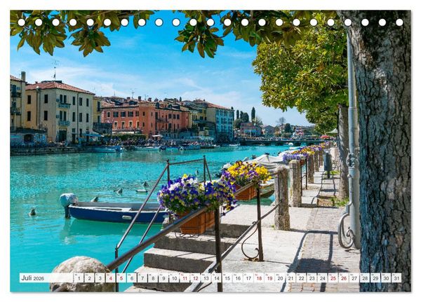 Produktbild: Traumziel am Gardasee. Peschiera del Garda (Tischkalender 2026 DIN A5 quer), CALVENDO Monatskalender