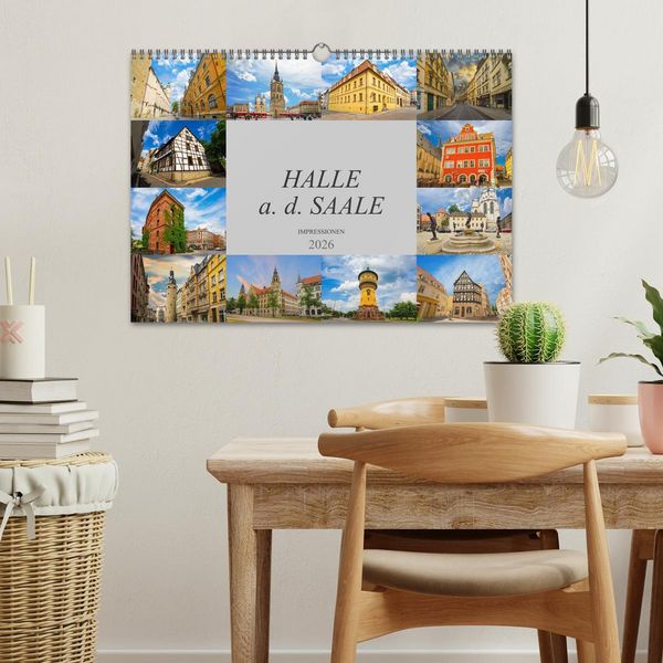 Produktbild: Halle a. d. Saale Impressionen (Wandkalender 2026 DIN A3 quer), CALVENDO Monatskalender