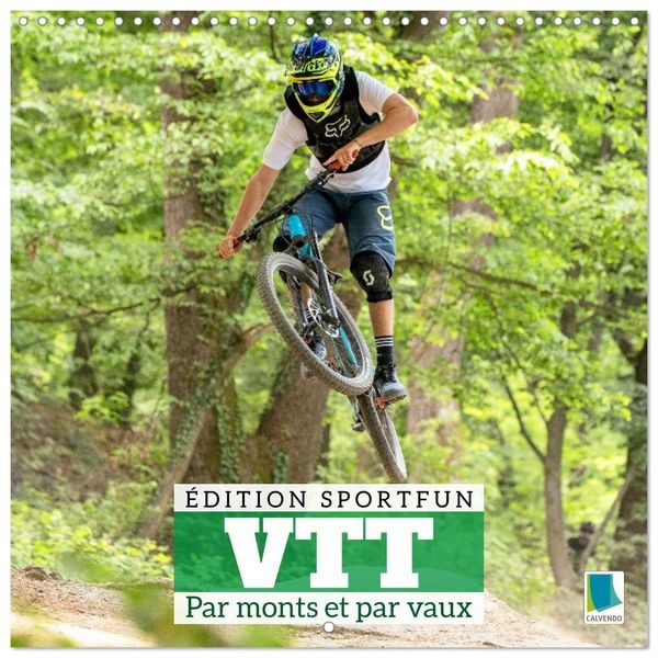 Produktbild: &Eacute;dition Sport fun : VTT - par monts et par vaux (Calendrier mural carr&eacute; 2026 30x30 cm) Calendrier double avec une page pour vos prises de notes