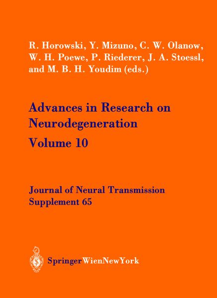 Produktbild: Advances in Research on Neurodegeneration