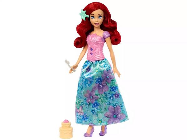 Produktbild: Disney Prinzessin Spin & Reveal Arielle-Modepuppe und Accessoires mit 11 Überraschungen