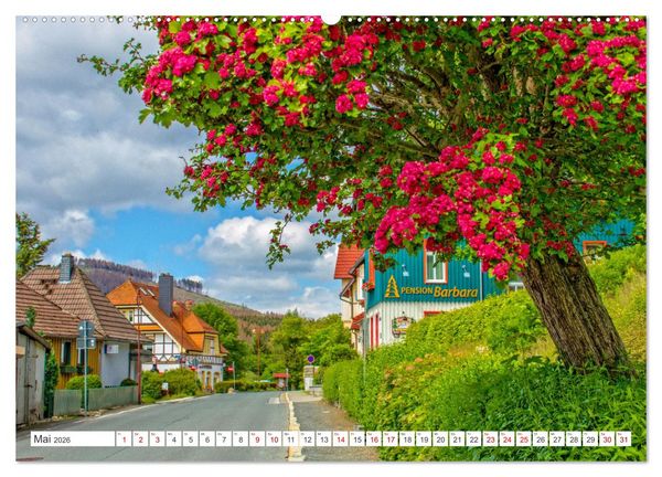 Produktbild: Schierke am Brocken - Die sch&ouml;nste Ortschaft unterhalb des Brockengipfels (hochwertiger Premium Wandkalender 2026 DIN A2 quer), Kunstdruck in Hochglanz
