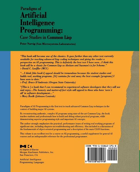 Produktbild: Paradigms of Artificial Intelligence Programming