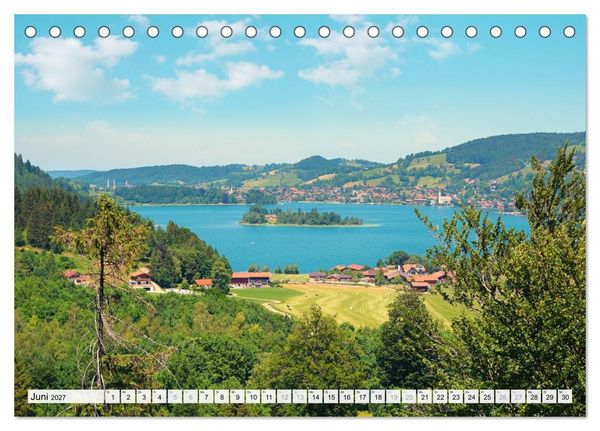 Produktbild: Schliersee-Idylle (Tischkalender 2027 DIN A5 quer), CALVENDO Monatskalender