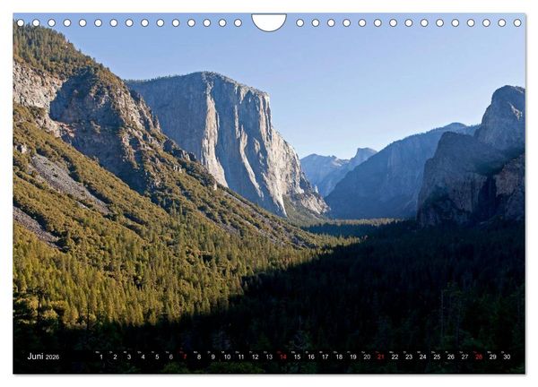 Produktbild: Yosemite - USA (Wandkalender 2026 DIN A4 quer), CALVENDO Monatskalender
