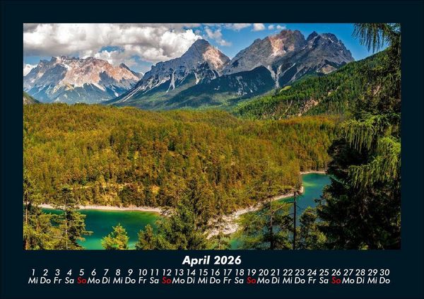Produktbild: Landschaftskalender 2026 Fotokalender DIN A5