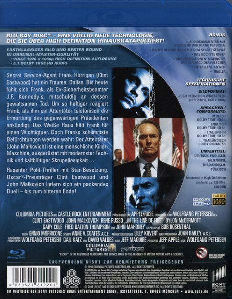 Produktbild: In the line of fire