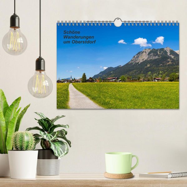 Produktbild: Sch&ouml;ne Wanderungen um Oberstdorf (Wandkalender 2026 DIN A4 quer), CALVENDO Monatskalender