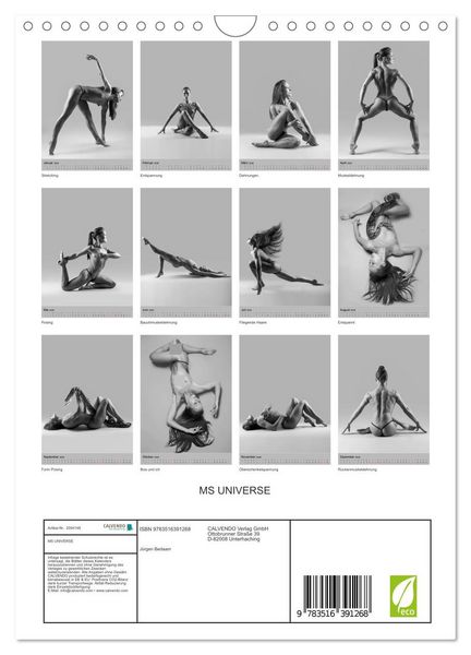 Produktbild: MS UNIVERSE (Wandkalender 2026 DIN A4 hoch), CALVENDO Monatskalender
