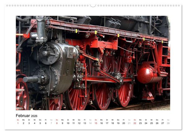 Produktbild: Unter Dampf - Dampflokromantik (Wandkalender 2026 DIN A2 quer), CALVENDO Monatskalender