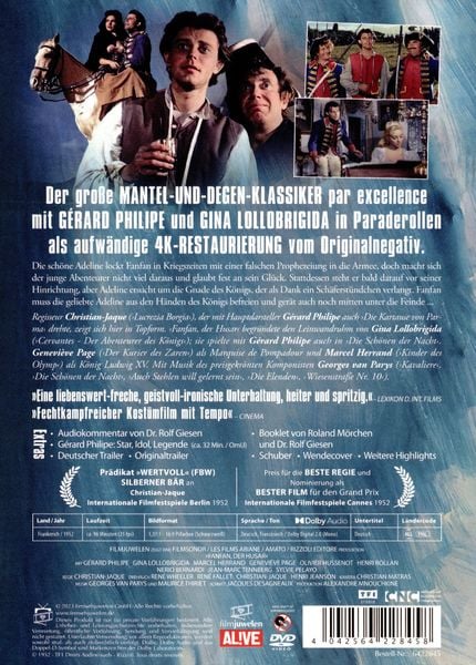 Produktbild: Fanfan, der Husar (Filmjuwelen)
