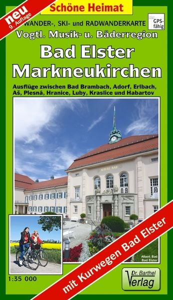 Produktbild: Wander-, Ski- und Radwanderkarte Vogtländische Musik- und Bäderregion, Bad Elster, Markneukirchen