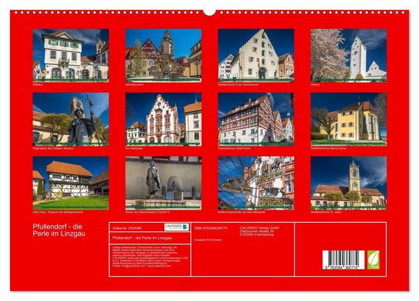 Produktbild: Pfullendorf - die Perle im Linzgau (hochwertiger Premium Wandkalender 2027 DIN A2 quer), Kunstdruck in Hochglanz