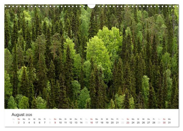 Produktbild: Naturparadies Finnland (Wandkalender 2026 DIN A3 quer), CALVENDO Monatskalender